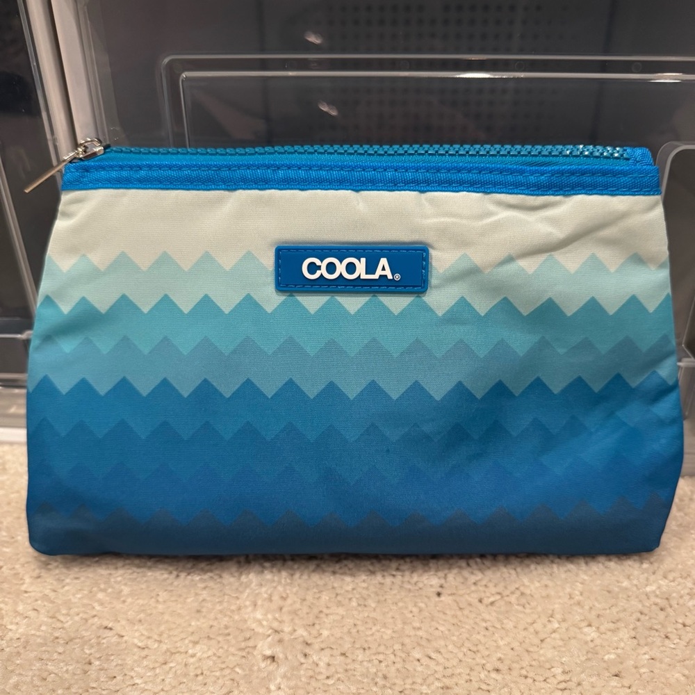 Coola Travel Pouch Cosmetic Bag Lightly Padded